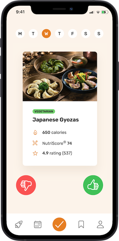 meal aproving app